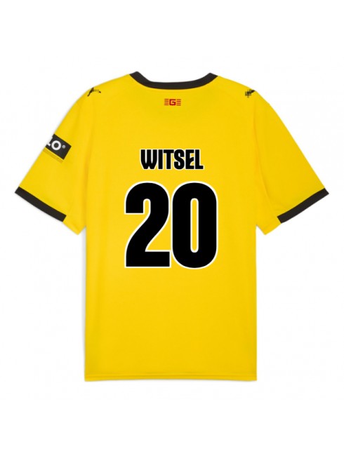 Moški Nogometna dresi replika Girona Axel Witsel #20 Gostujoči 2025-26 Kratek rokav Moški Nogometna dresi replika Girona Axel Witsel #20 Gostujoči 2025-26 Kratek rokav